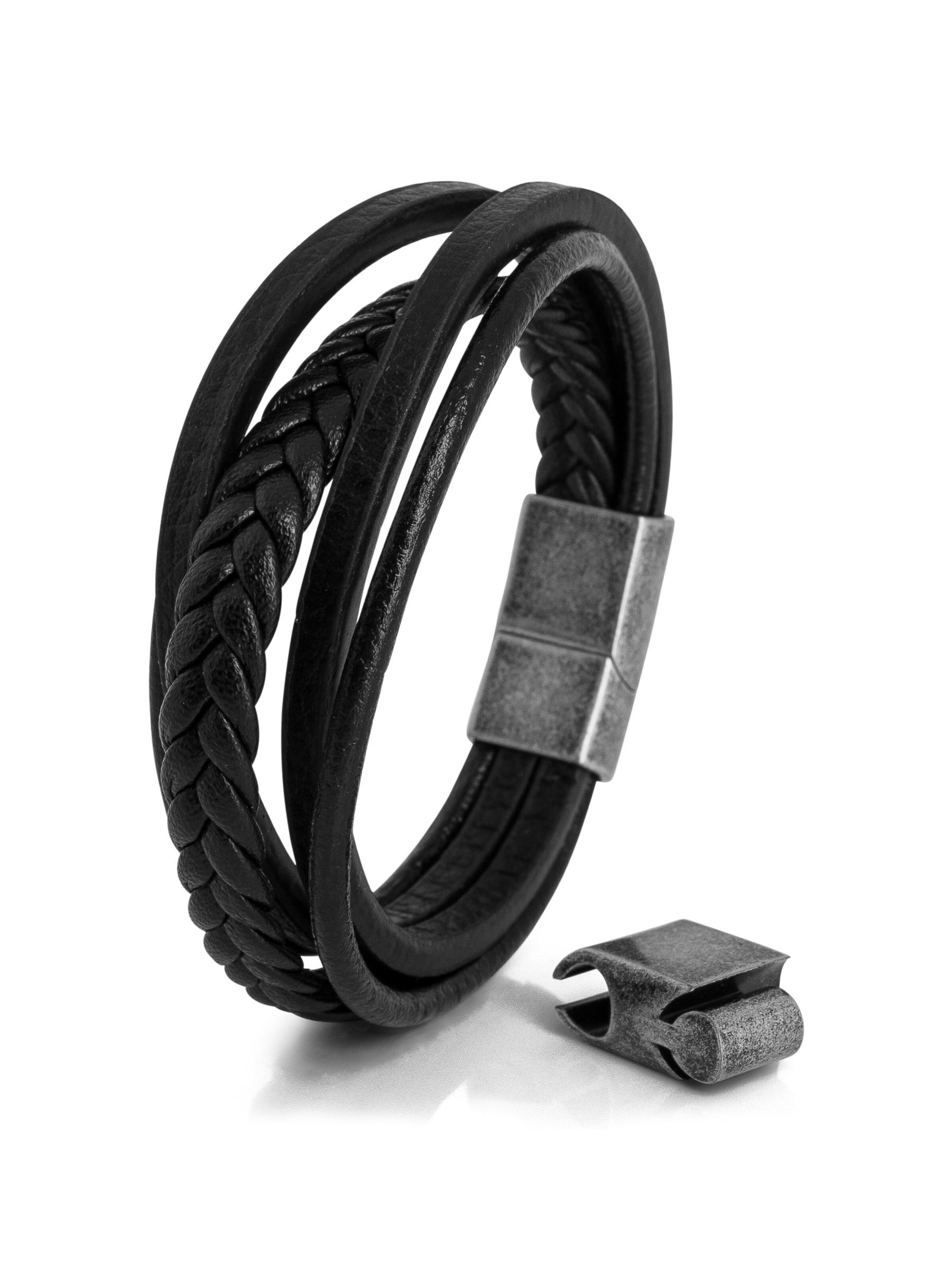 Akitsune Bracelet 'Pax' in Silver: front