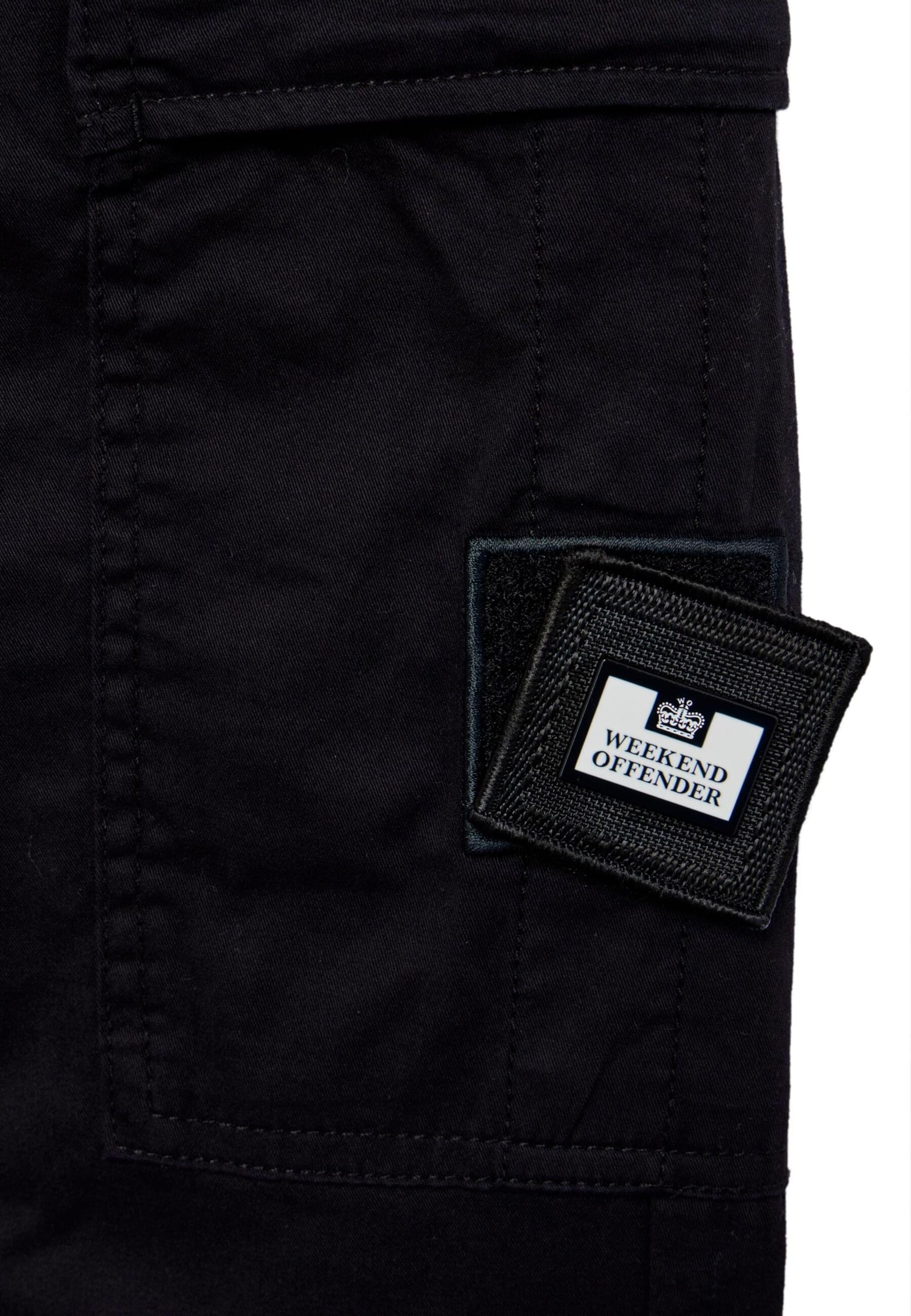 Weekend Offender Tapered Pants 'Bordeta' in Black