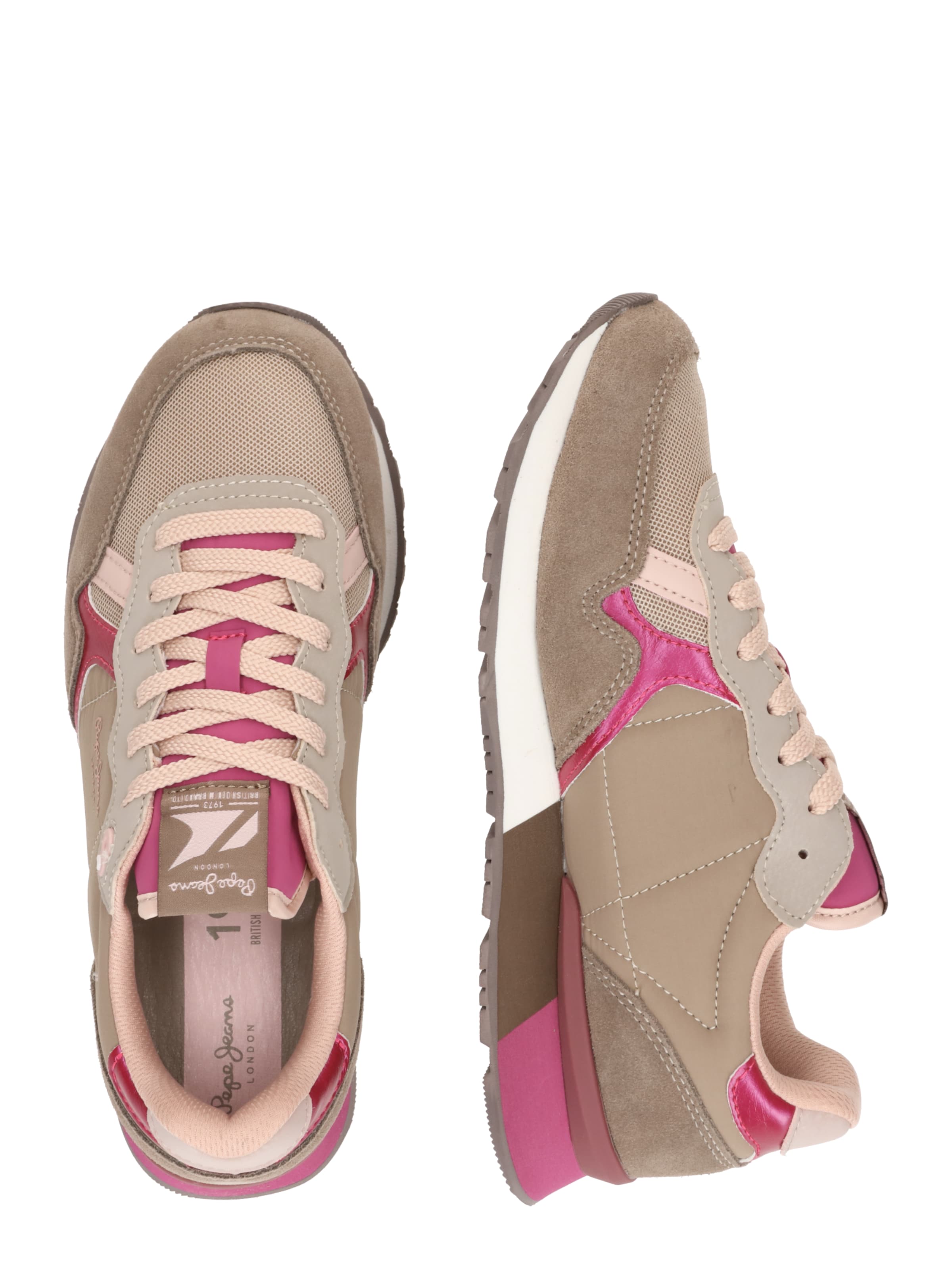 Baskets basses 'BRIT JUMPS' Pepe Jeans en gris