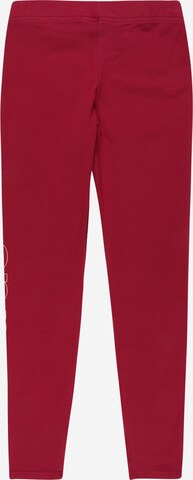 Skinny Pantaloni sport 'Lin' de la ADIDAS SPORTSWEAR pe roșu