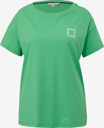 TRIANGLE Shirt in Groen: voorkant