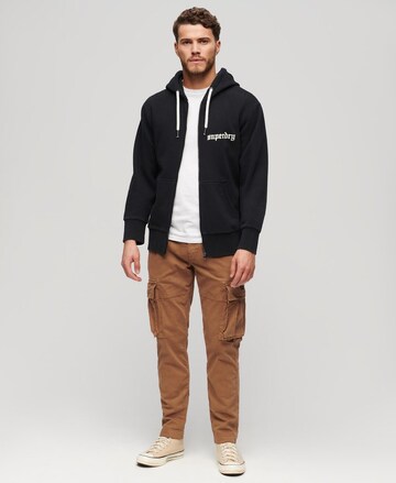 Superdry Sweatjacke in Schwarz