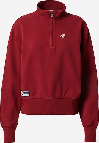 Superdry Sweatshirt in Rot: predná strana