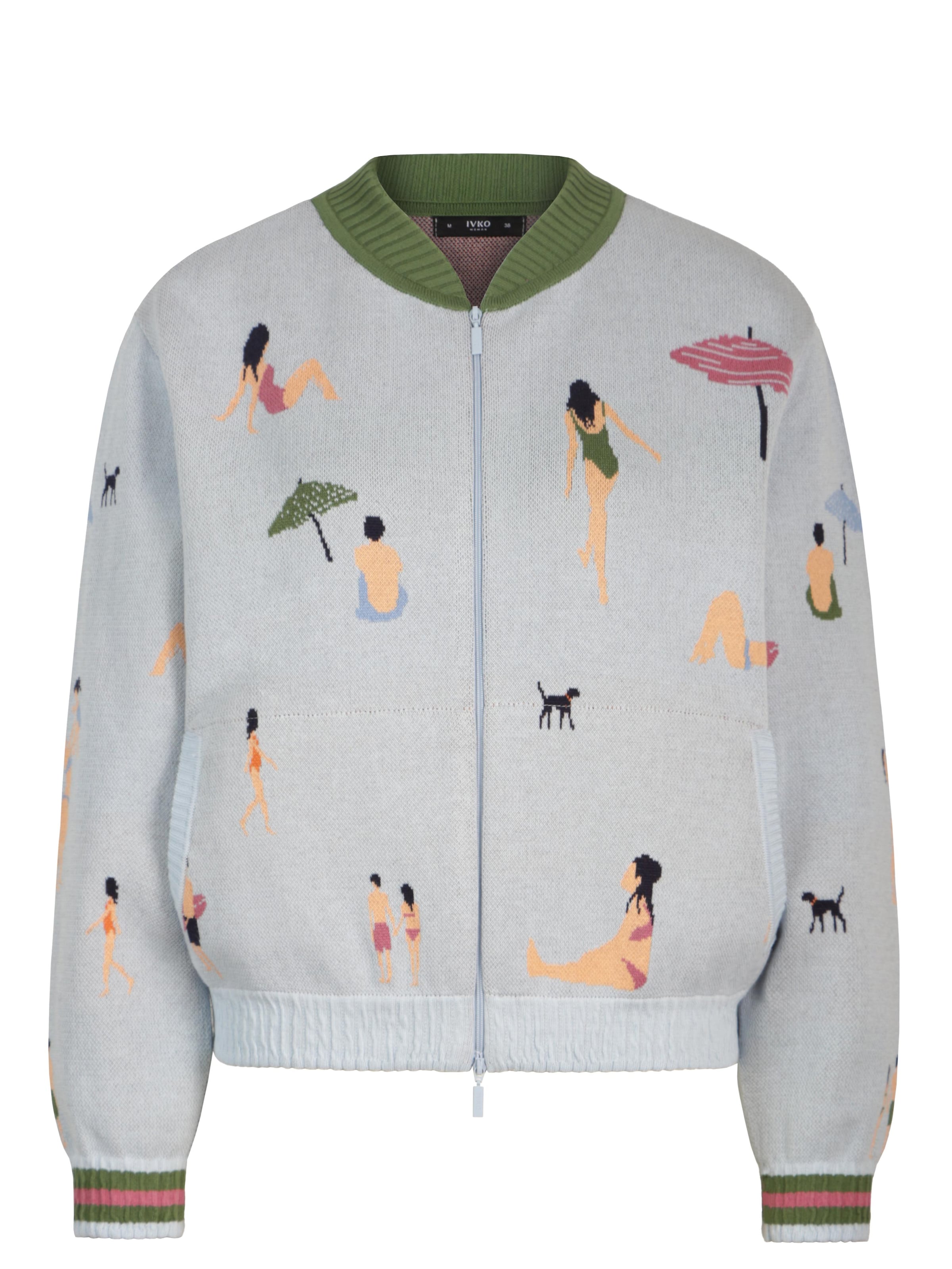 IVKO Knitted Janker in Blue: front