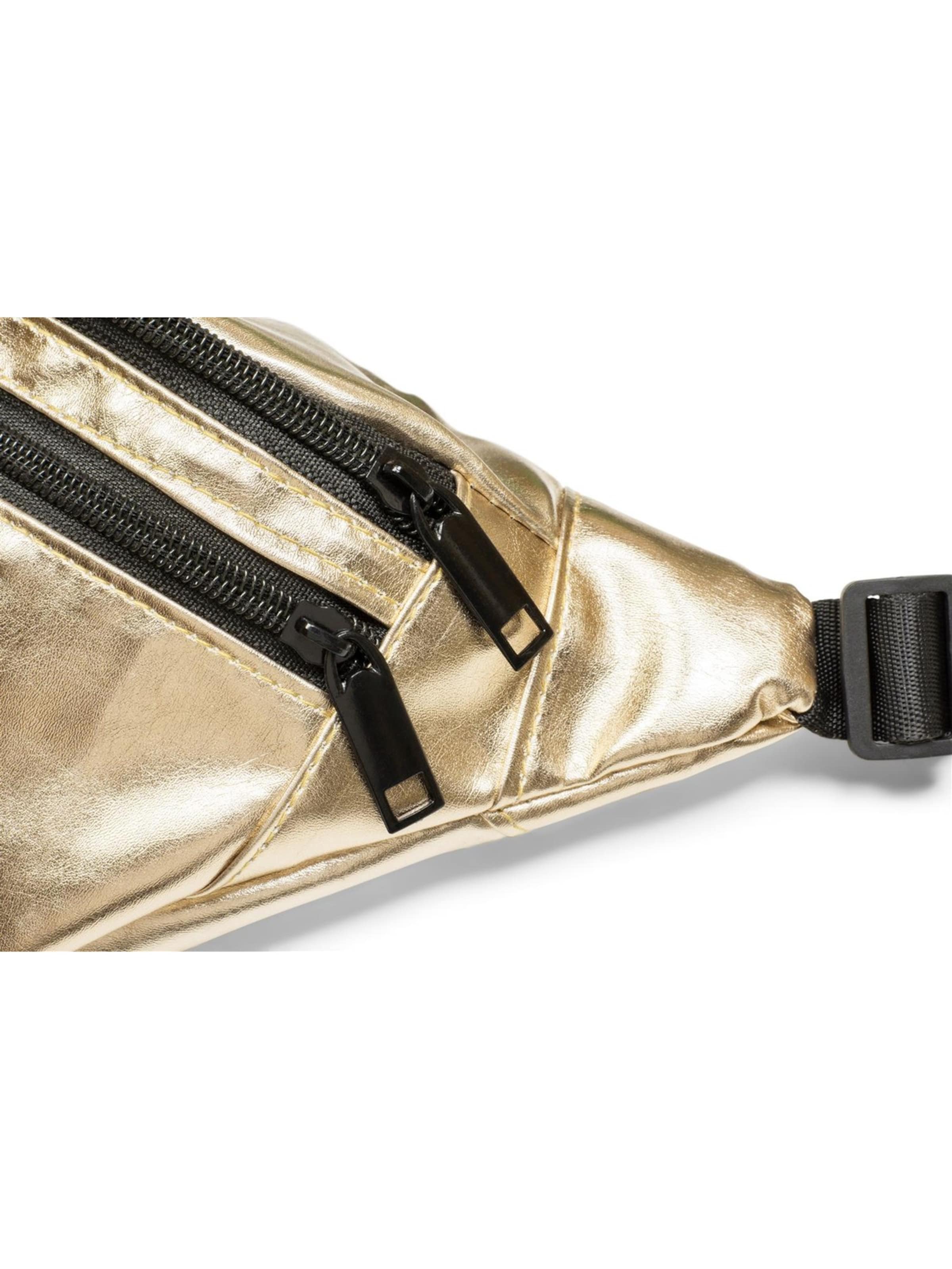 styleBREAKER Gürteltasche 'Metallic Bauchtasche Glitzer'‌‌‌‌ in Gold