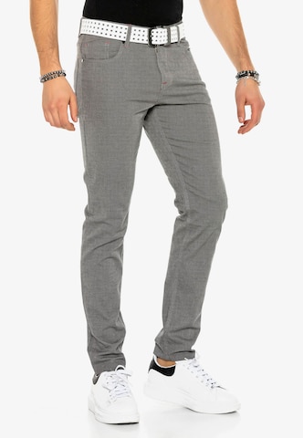 CIPO & BAXX Slim fit Pants 'Stan 2' in Grey