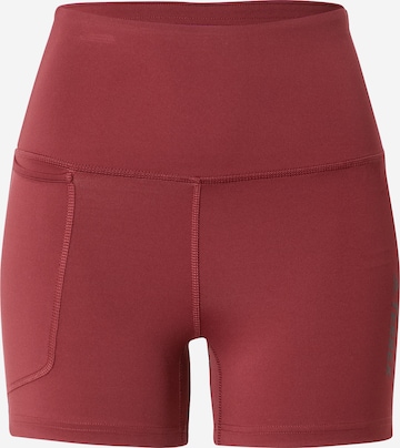 ADIDAS TERREX Skinny Sportbroek in Rood: voorkant