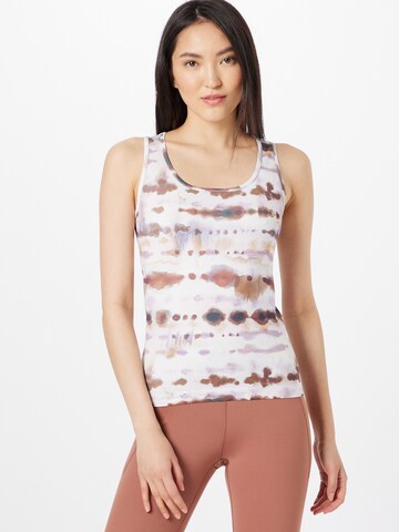 ONLY PLAY Sports Top 'JIA' in Beige: front
