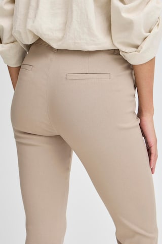 Coupe slim Pantalon 'BYDixi' b.young en beige