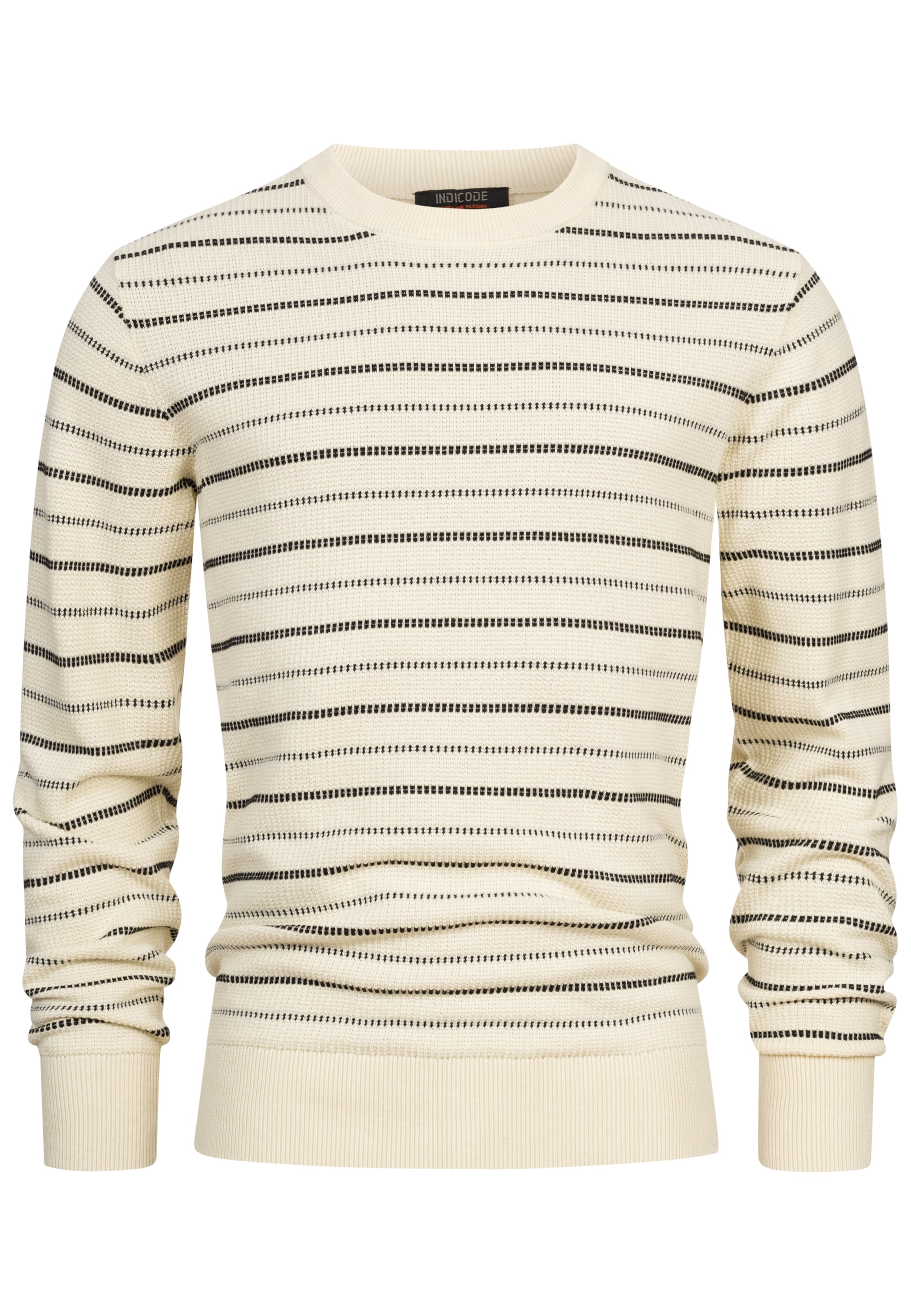 Pull-over INDICODE JEANS en blanc : devant