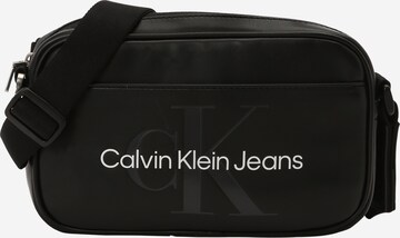 Calvin Klein Jeans Schoudertas in Zwart: voorkant