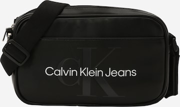 Calvin Klein Jeans Umhängetasche in Schwarz: predná strana