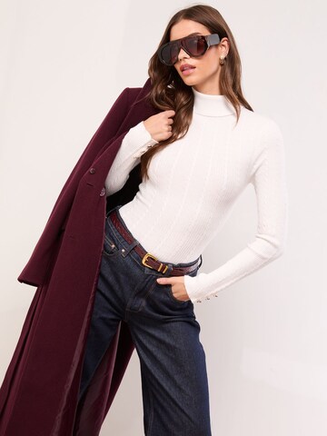 Lipsy Pulover | bela barva