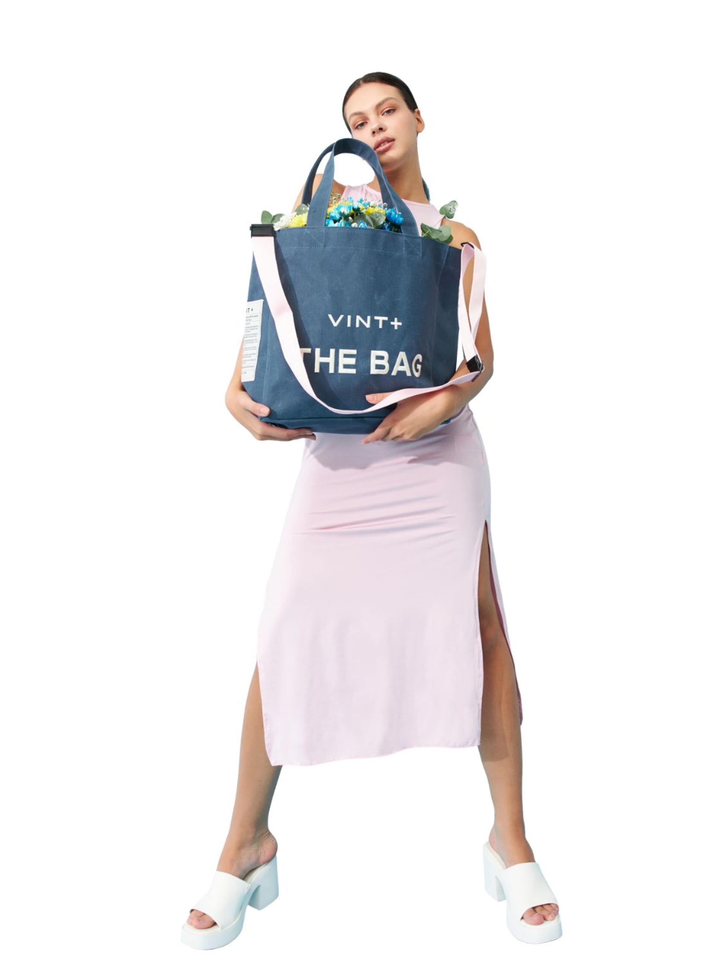 VINT+ Shopper 'Tote Bag Big' in Blue