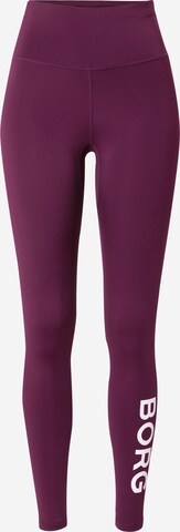 Skinny Pantalon de sport BJÖRN BORG en violet : devant