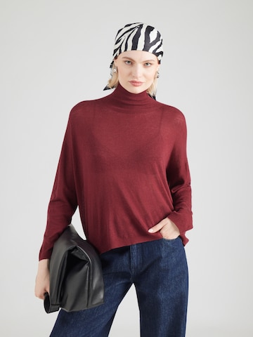 Pull-over oversize 'TOIMA' AMERICAN VINTAGE en rouge : devant