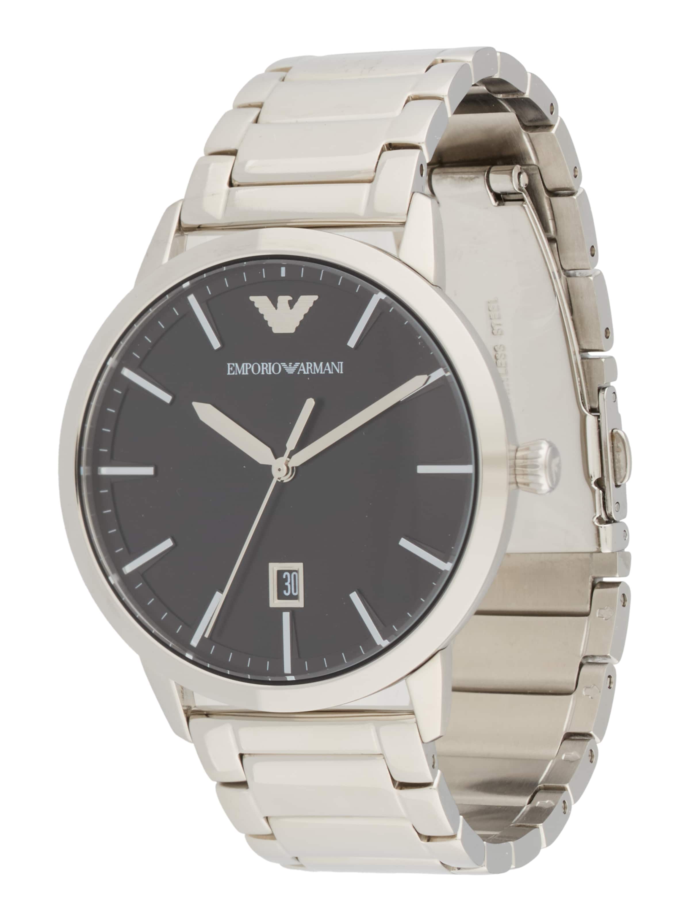 Emporio Armani Analógové hodinky - Strieborná: predná strana