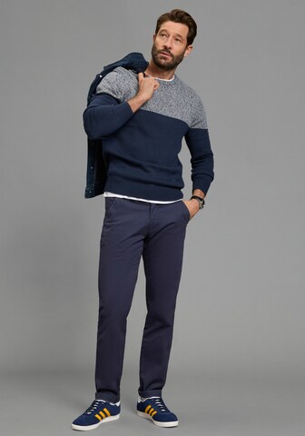 Man's World Pullover in Blau