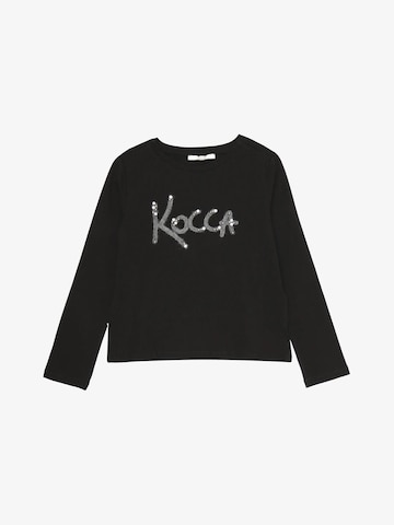Kocca Shirt 'GAVIN' in Schwarz: Vorderseite