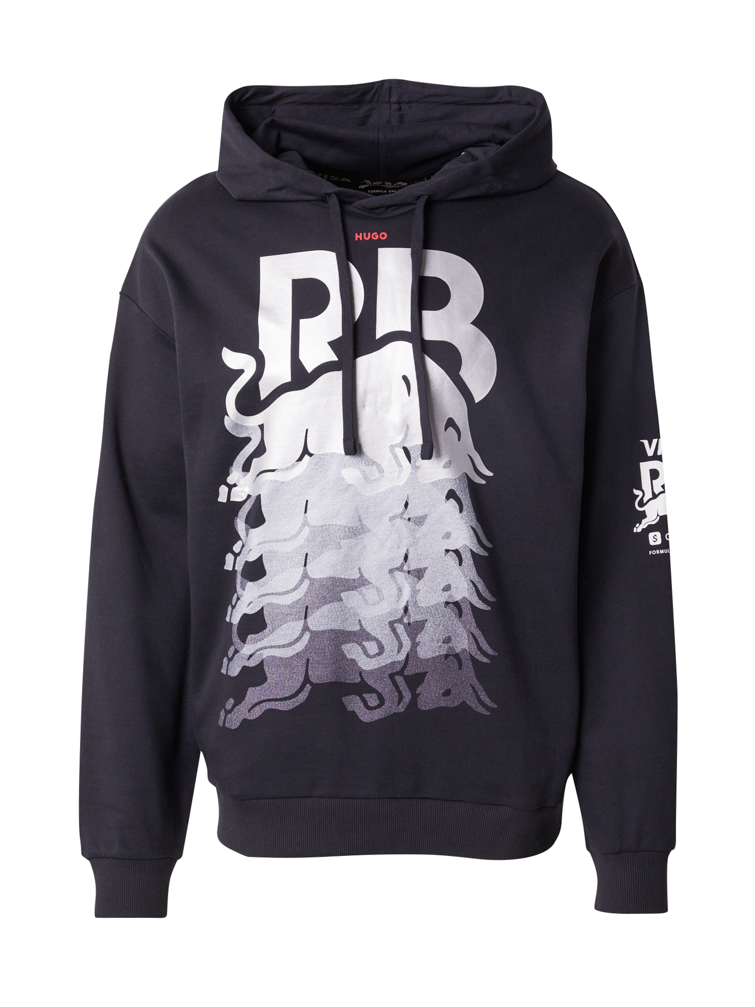 HUGO Sweatshirt i svart: framsida