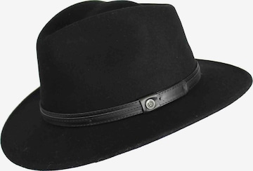 bugatti Hut 'Fedora' in Schwarz: Vorderseite