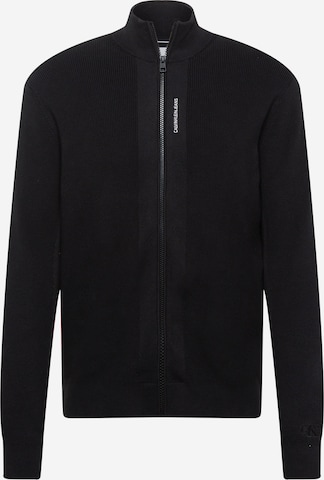 Calvin Klein Jeans Kardigan w kolorze czarny: przód