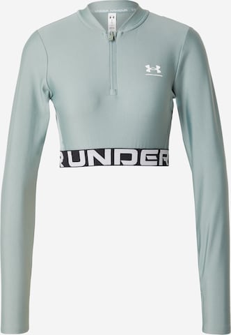 Maglia funzionale 'HeatGear' di UNDER ARMOUR in verde: frontale