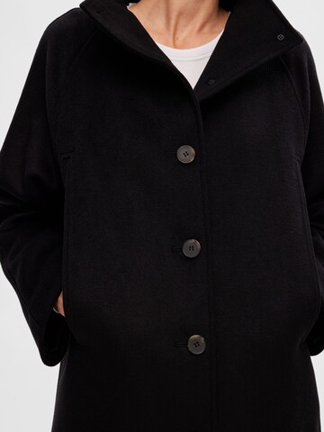 SELECTED FEMME Between-Seasons Coat in Black