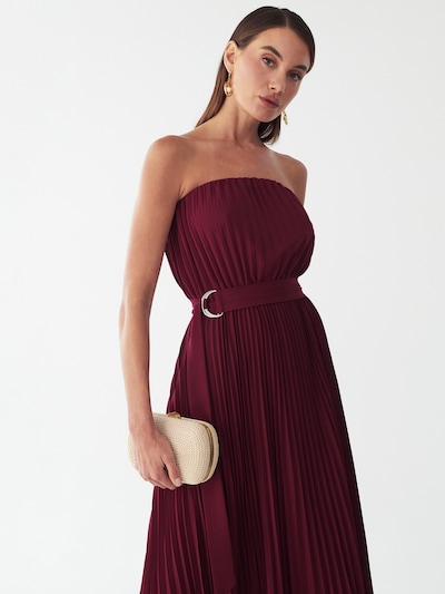 Willa Cocktailjurk 'Sardina' in 34 in de kleur Bourgogne, Productweergave