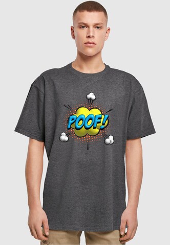 T-Shirt 'POOF Comic' Merchcode en gris : devant