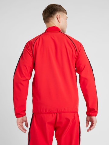 ADIDAS ORIGINALS - Sudadera con cremallera en rojo