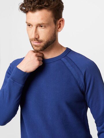Folk Sweatshirt in Blau