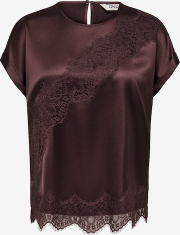 ONLY - Blusa 'ONLBELLA' en marrón: frente