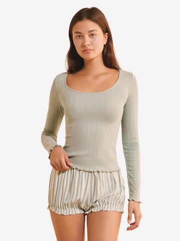 Camicia da notte 'Cayaline' di ETAM in verde: frontale
