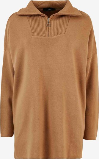 LELA Pull-over en camel / noisette, Vue avec produit