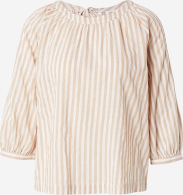 s.Oliver Blouse in Beige: voorkant
