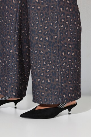 MIAMODA Wide leg Broek in Blauw