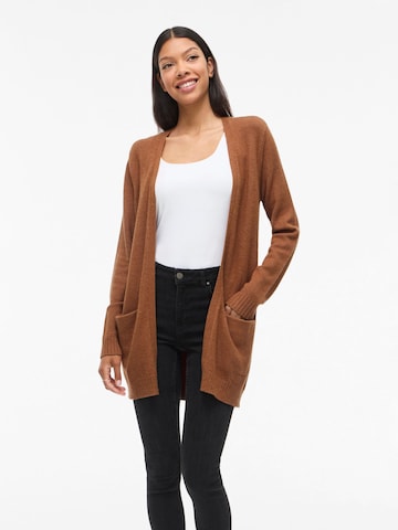 VILA Cardigan 'VIRIL' i brun: forside