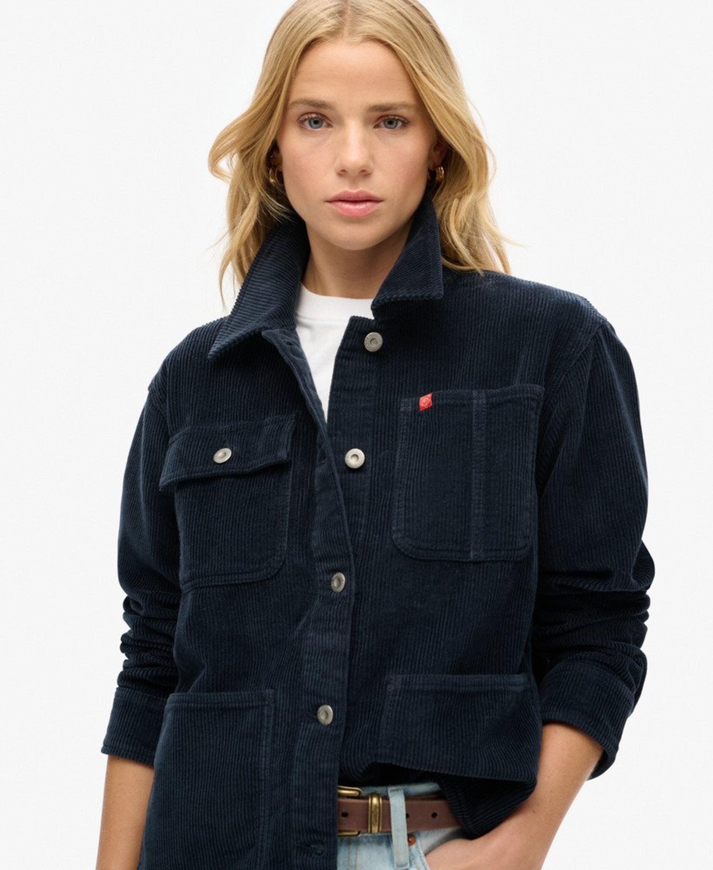 Superdry Jacke 'Chore' in Blau: Vorderseite