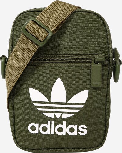 ADIDAS ORIGINALS Torba za čez ramo | oliva / bela barva, Prikaz izdelka