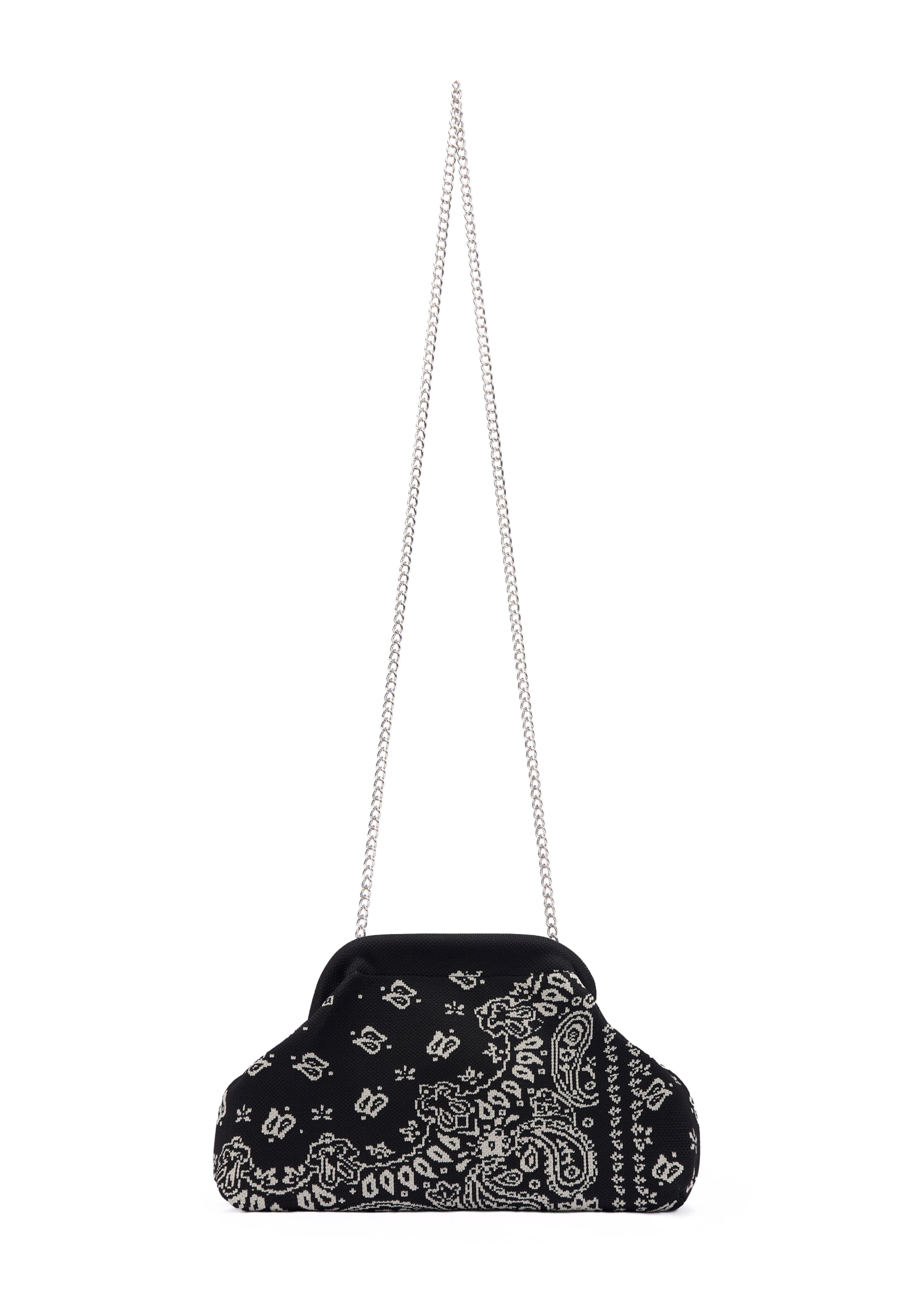 nolie Clutch in Black: front