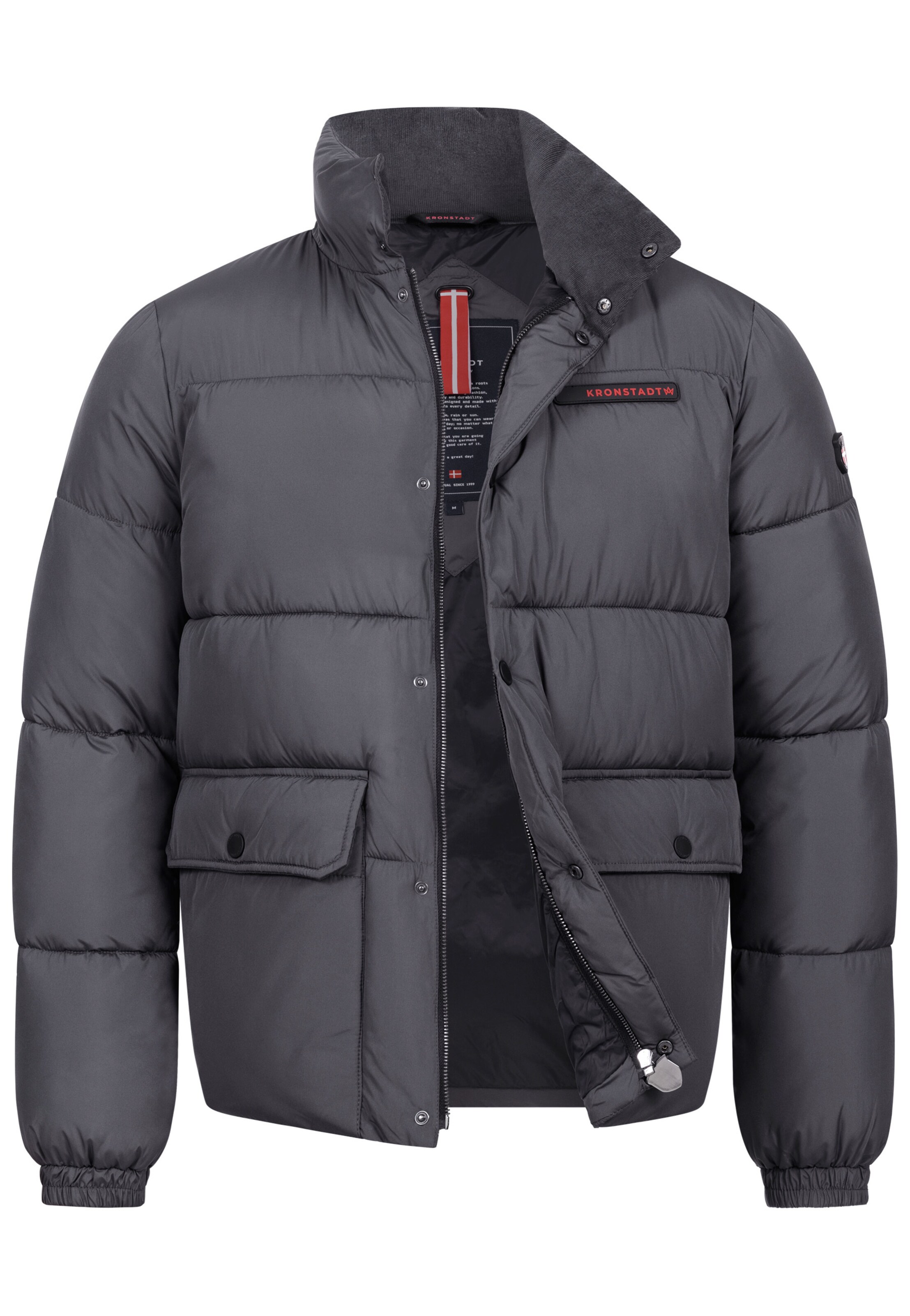 Kronstadt Winter jacket ' Stevens ' in Grey: front