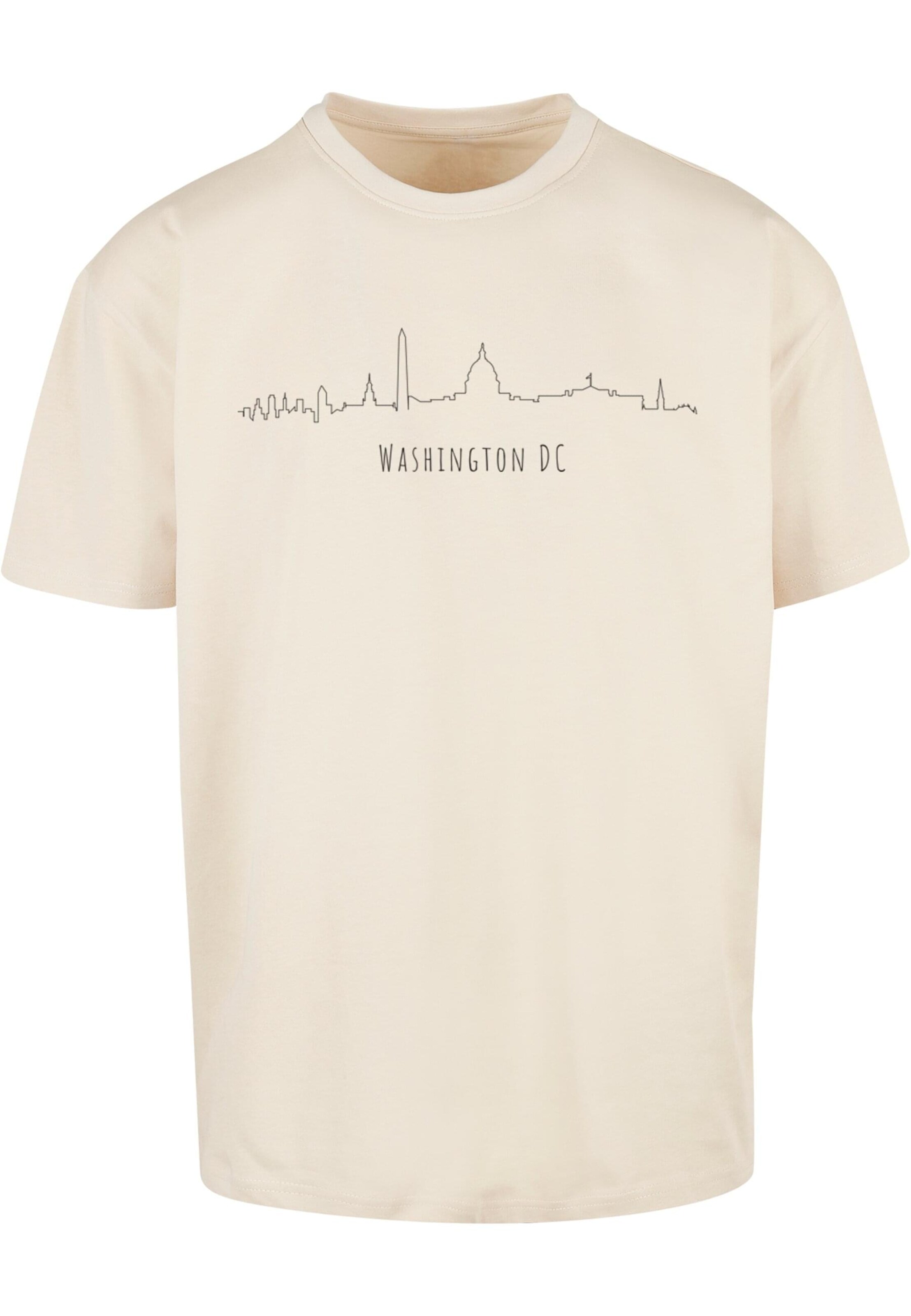 Merchcode Shirt 'Washington' in Beige: front
