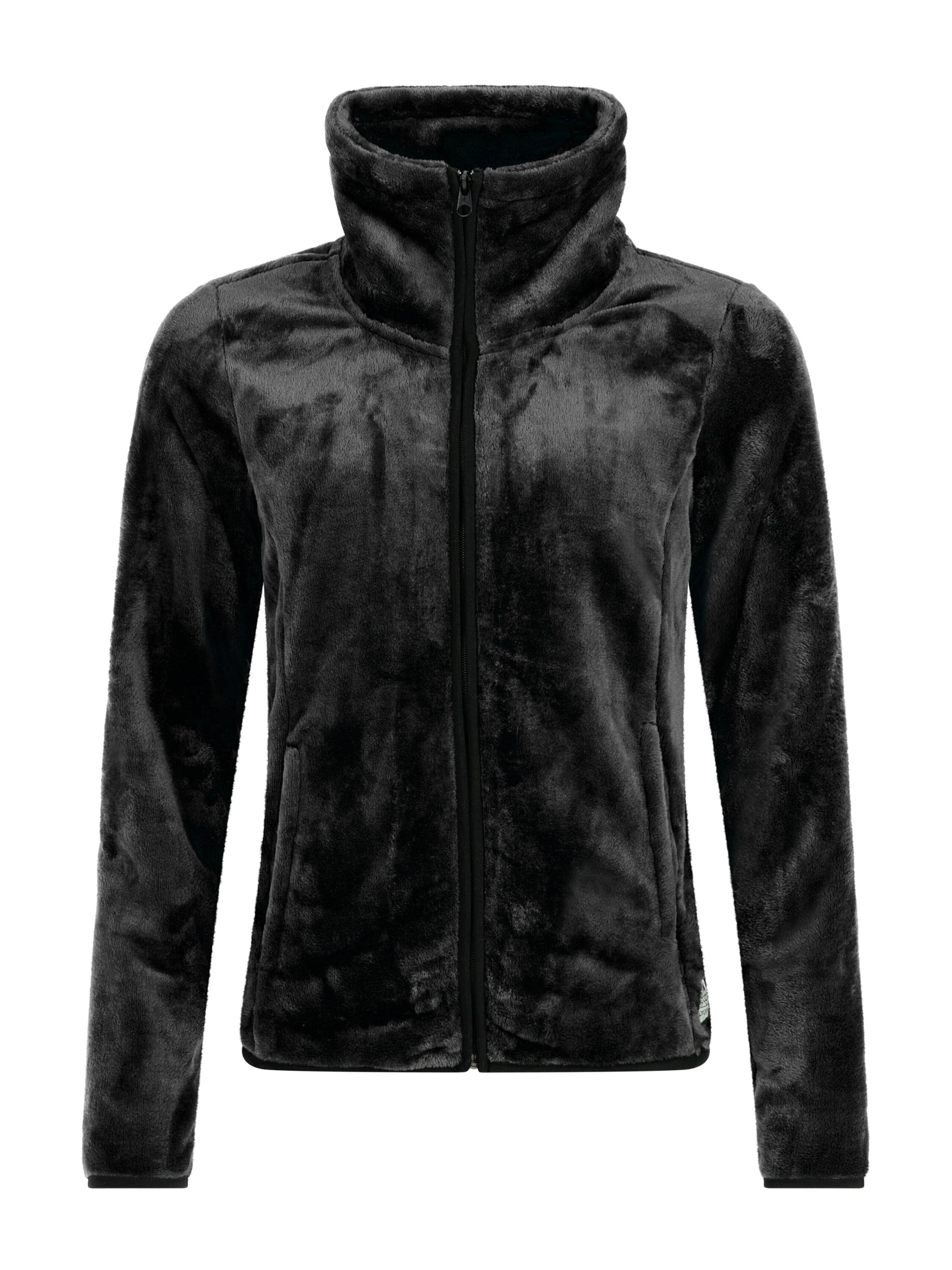 PROTEST Fleecejacke 'PRTVANCE'‌‌‌‌ in Schwarz: Vorderseite