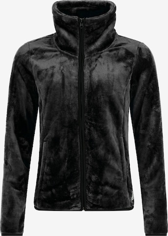 PROTEST Fleecejacke 'PRTVANCE' in Schwarz: Vorderseite