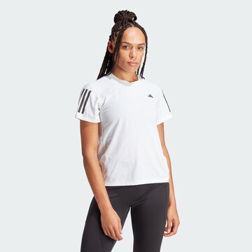 ADIDAS PERFORMANCE Functioneel shirt 'Own The Run' in Wit: voorkant