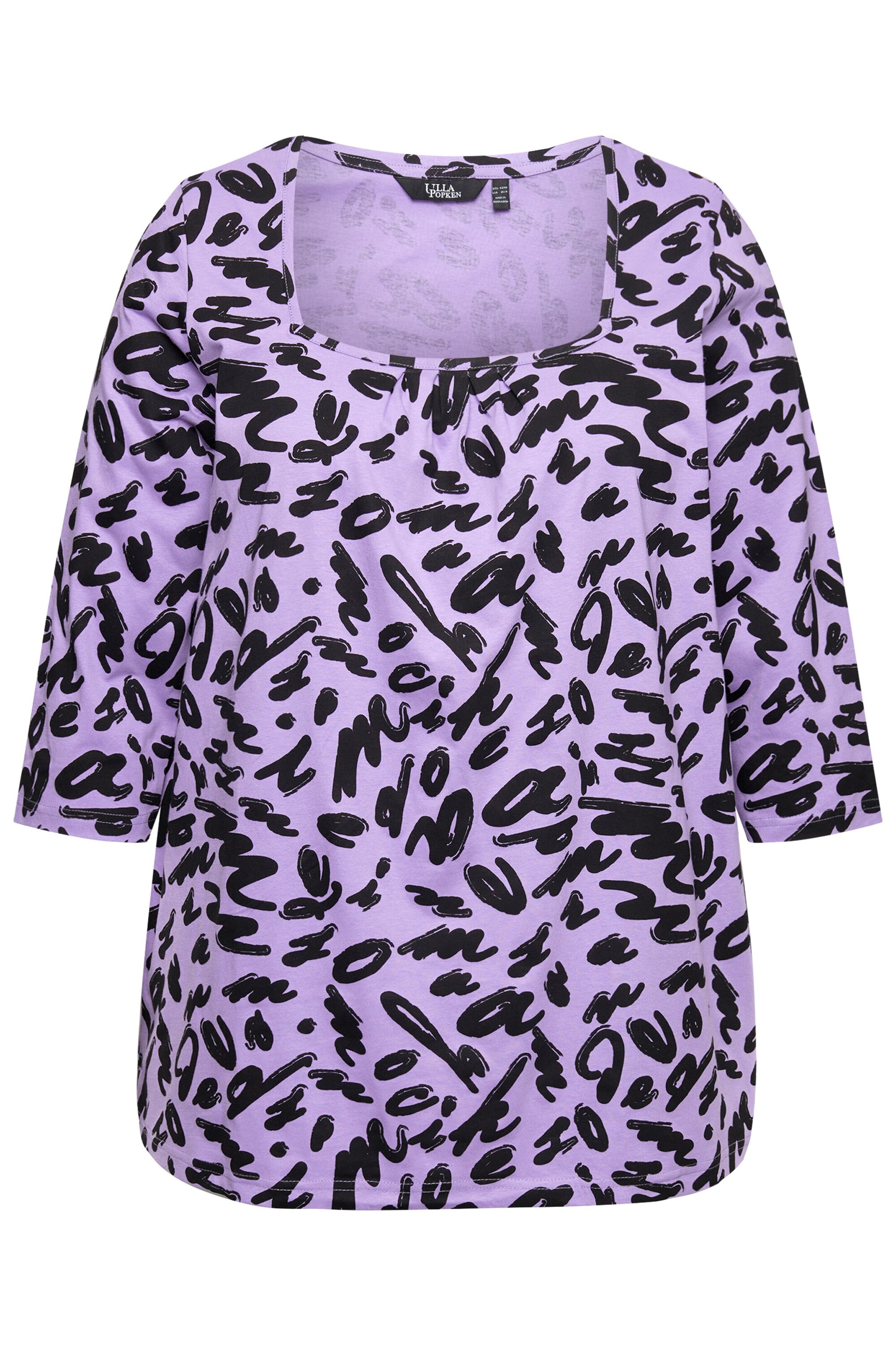 Ulla Popken Shirt in Lila: voorkant