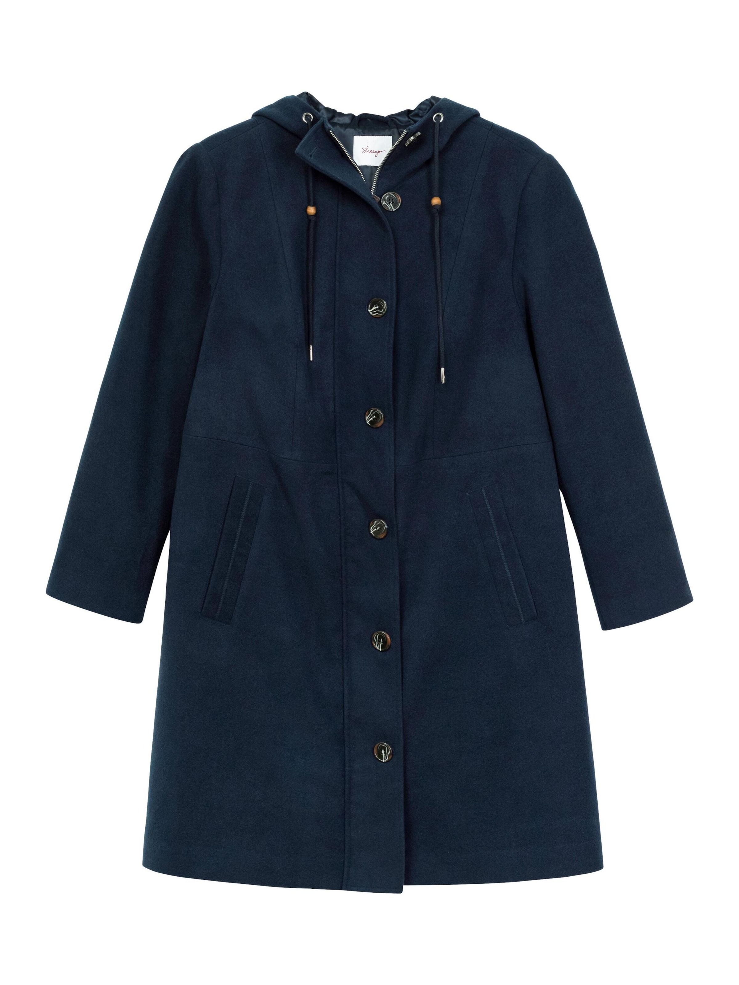 SHEEGO Talvemantel, värv sinine: eest vaates