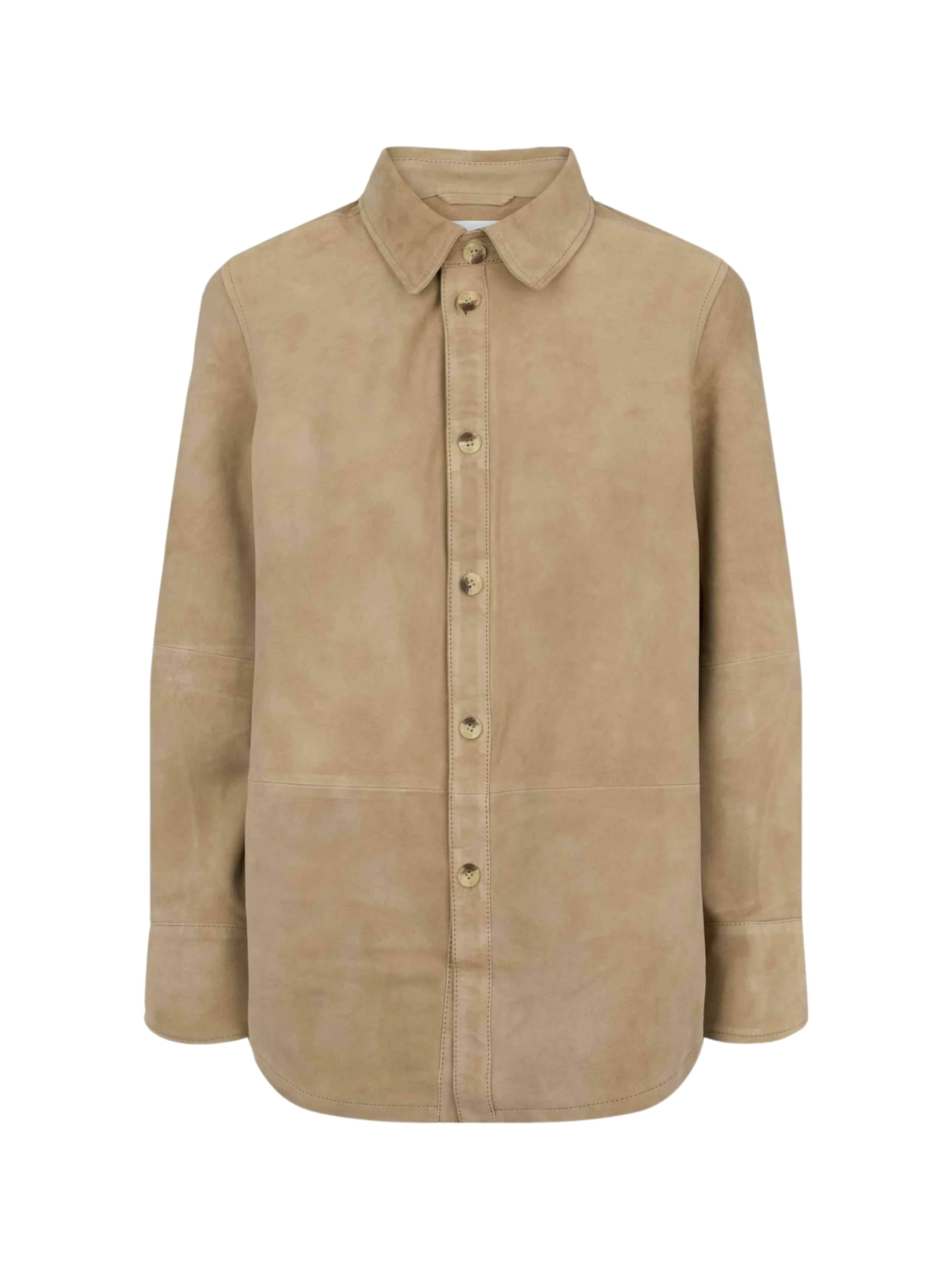 Chemisier 'Pixie' Soft Rebels en beige : devant
