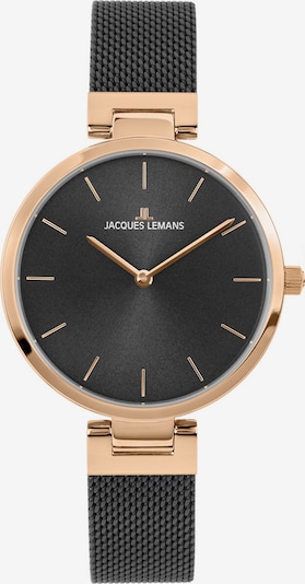 Jacques Lemans Uhr in rosegold / anthrazit, Produktansicht